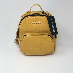 Steve madden yellow backpack Clearance
